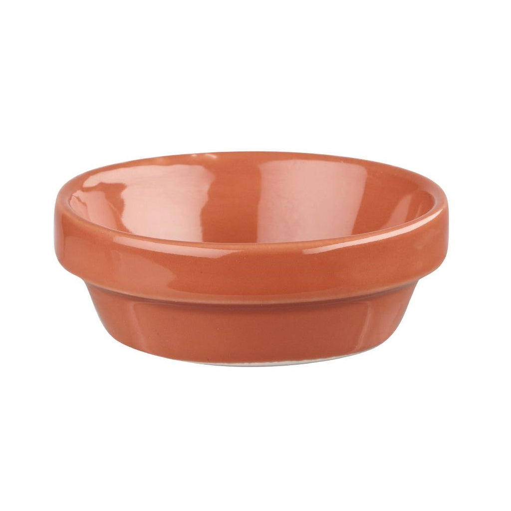 Churchill Bit On The Side Dip Dish Paprika 5oz (Pack of 12) - GM692 Churchill Super Vitrified Churchill   