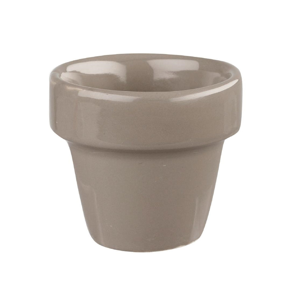 Churchill Bit On The Side Plant Pot Pebble 2oz (Pack of 12) - GM693 Churchill Super Vitrified Churchill   