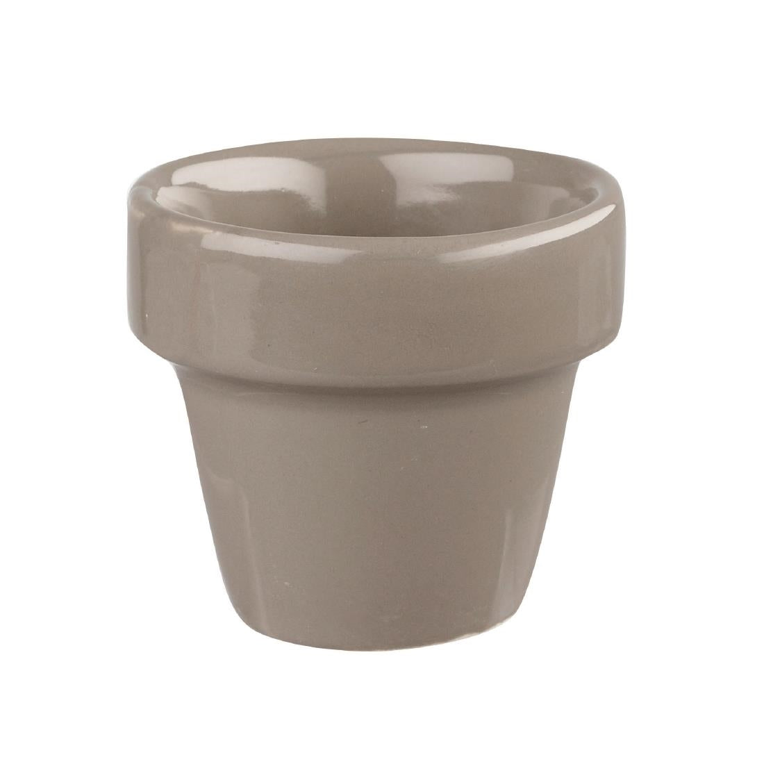 Churchill Bit On The Side Plant Pot Pebble 2oz (Pack of 12) - GM693 Churchill Super Vitrified Churchill   