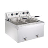 Parry Twin Tank Twin Basket Countertop Electric Fryer NPDF6 - GM751 Countertop Electric Fryers Parry