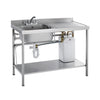 Parry Stainless Steel Fully Assembled Sink Right Hand Drainer 1400mm - GM999  Parry   