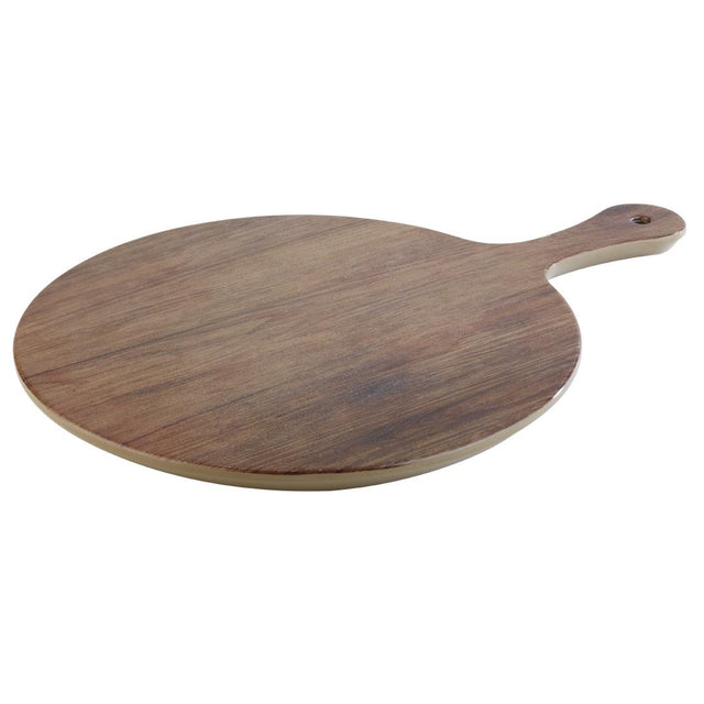 APS Oak Effect Round Handled Pizza Paddle Board 300mm - GN560  APS   