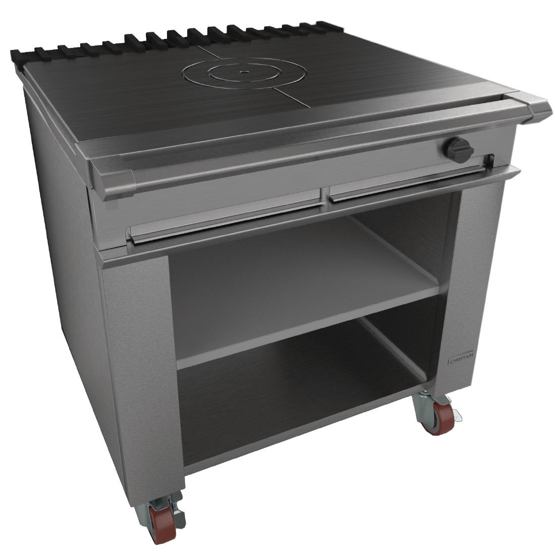 Falcon Chieftain Single Bullseye Solid Top with Castors LPG G1026BX - GP003-P  Falcon   
