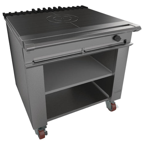 Falcon Chieftain Single Bullseye Solid Top with Castors LPG G1026BX - GP003-P  Falcon   