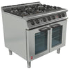 Falcon Dominator Plus 6 Burner Dual Fuel Oven Range G3101 OTC NAT - GP005-N  Falcon   