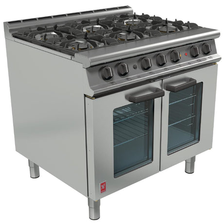 Falcon Dominator Plus 6 Burner Dual Fuel Oven Range G3101 OTC NAT - GP005-N  Falcon   