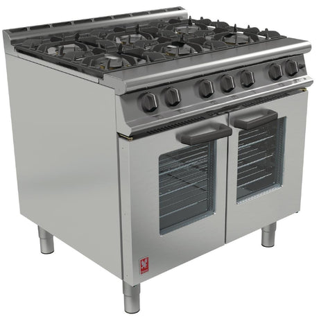 Falcon Dominator Plus Six Burner Propane Gas Fan Assisted Oven Range G3106 - GP006-P  Falcon   