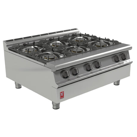 Falcon Dominator Plus 6 Burner Propane Gas Boiling Top G3121 - GP017-P  Falcon   