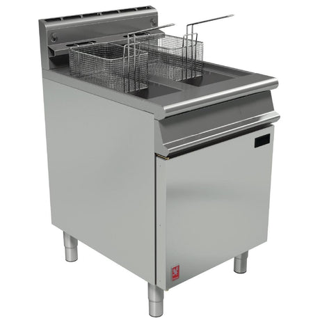 Falcon Dominator Twin Tank Twin Basket Free Standing Propane Gas Fryer G3865 - GP022-P Freestanding Gas Fyers Falcon