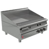 Falcon Dominator Plus 900mm Wide Half Ribbed Natural Gas Griddle G3941R - GP050-N  Falcon   
