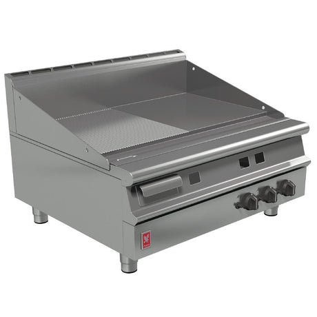 Falcon Dominator Plus 900mm Wide Half Ribbed Natural Gas Griddle G3941R - GP050-N  Falcon   