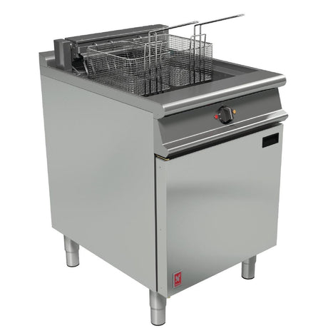Falcon Dominator Single Tank Twin Basket Free Standing Electric Fryer E3860 - GP096 Freestanding Gas Fyers Falcon