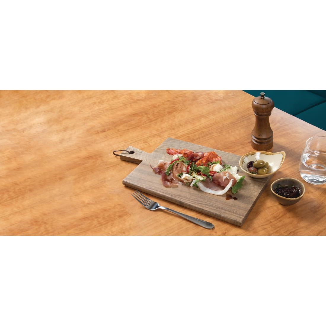 Solid Acacia Wood Steak Board Small - DF054  T&G Woodware   