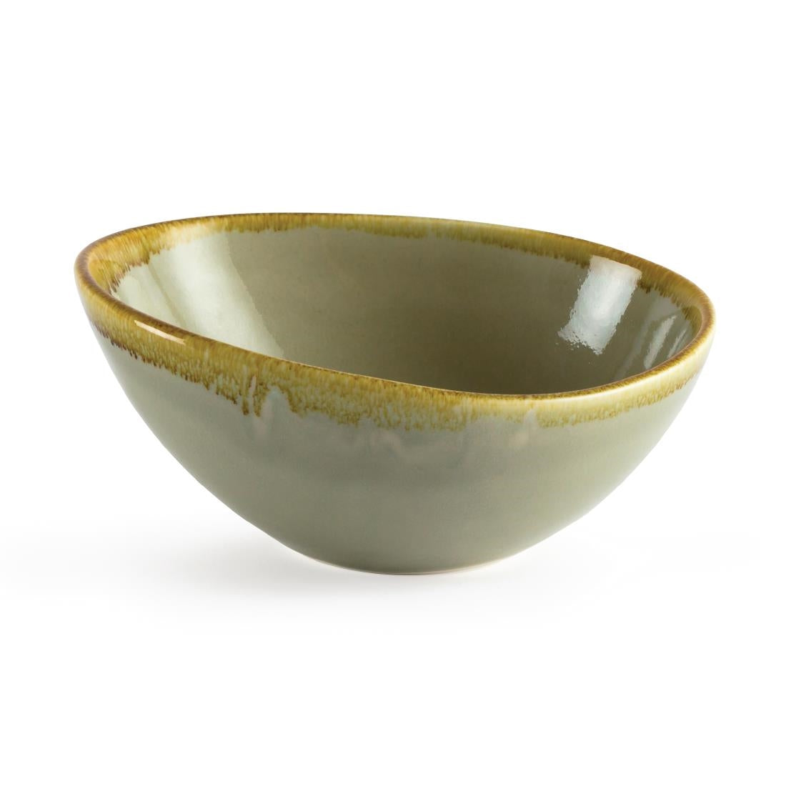 Olympia Kiln Bowl Moss 165mm (Pack of 6) - GP470  Olympia   