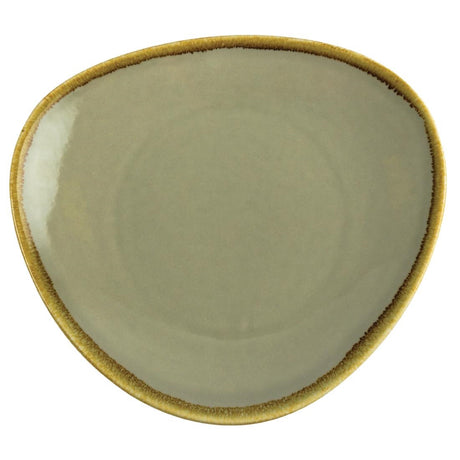 Olympia Kiln Triangular Plate Moss 280mm (Pack of 4) - GP474 Plates Olympia