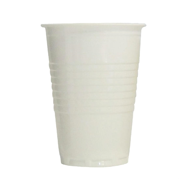 4 Aces White Tall Polystyrene Plastic Vending Cup 200ml (Pack of 2000) - GP726 Disposable Cups 4 Aces   