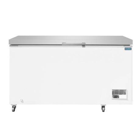 Polar G-Series Chest Freezer with Stainless Steel Lid 378Ltr - GP897  Polar   