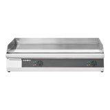 Hamoki 2 Burner Electric Flat Countertop Chrome Plated Griddle 1000mm Wide | 101106 Electric Griddles Hamoki