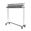 Garment Rail with 20 Hangers - GR301  Commercial Hangers   