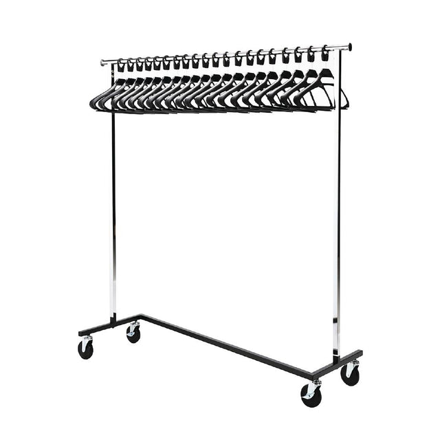 Garment Rail with 20 Hangers - GR301  Commercial Hangers   