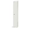 Elite Single Door Manual Combination Locker Locker White with Sloping Top - GR302-CLS Steel Lockers 300mm Deep Elite Lockers   