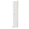 Elite Single Door Coin Return Locker with Sloping Top White - GR302-CNS Steel Lockers 300mm Deep Elite Lockers   
