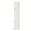Elite Double Door Manual Combination Locker Locker White - GR303-CL Steel Lockers 300mm Deep Elite Lockers   