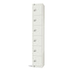 Elite Six Door Camlock Locker White - GR307-C Steel Lockers 300mm Deep Elite Lockers   