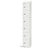 Elite Six Door Manual Combination Locker Locker White with Sloping Top - GR307-CLS Steel Lockers 300mm Deep Elite Lockers   