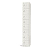 Elite Eight Door Coin Return Locker White - GR308-CN Steel Lockers 300mm Deep Elite Lockers   