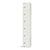 Elite Six Door Coin Return Locker White - GR314-CN Steel Lockers 450mm Deep Elite Lockers   
