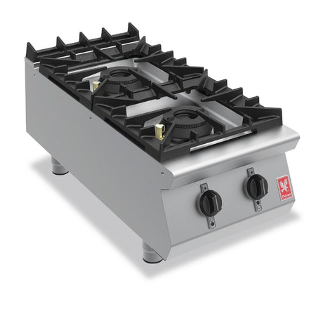 Falcon F900 Two Burner Countertop Boiling Hob Natural Gas G9042 - GR400-N  Falcon   