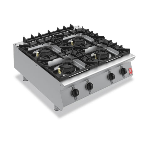 Falcon F900 Four Burner Countertop Boiling Hob Natural Gas G9084 - GR402-N  Falcon   
