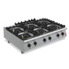 Falcon F900 Six Burner Countertop Boiling Hob Propane Gas G90126 - GR405-P  Falcon   