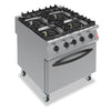 Falcon F900 Four Burner Oven Range on Castors Natural Gas G9184 - GR466-N  Falcon   