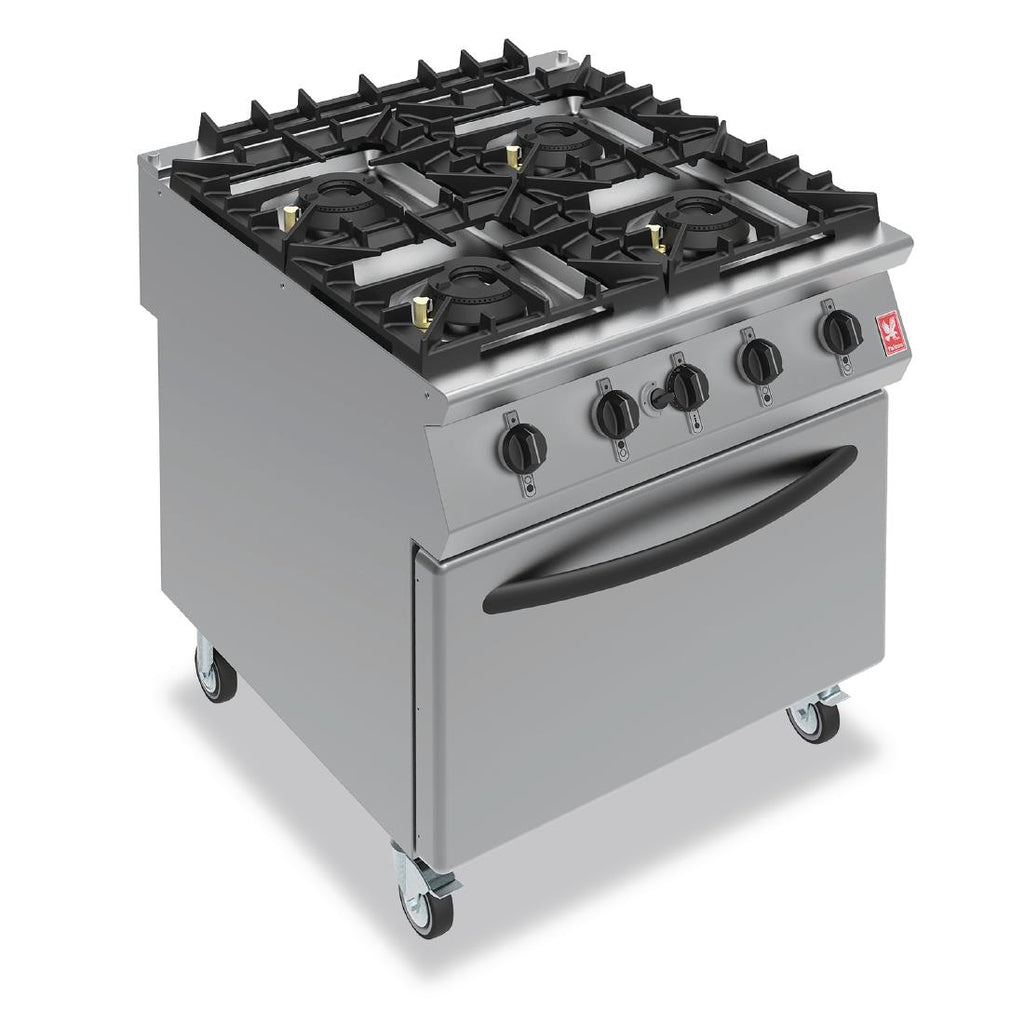 Falcon F900 Four Burner Oven Range on Castors Natural Gas G9184 - GR466-N  Falcon   