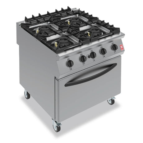 Falcon F900 Four Burner Oven Range on Castors Propane Gas G9184 - GR466-P  Falcon   
