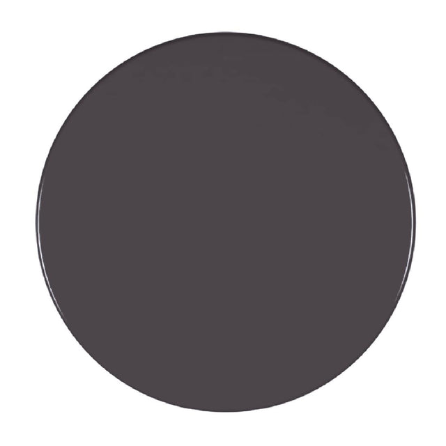 Werzalit Pre-drilled Round Table Top  Dark Grey 600mm - GR632 Solid Colour Table Tops Werzalit   