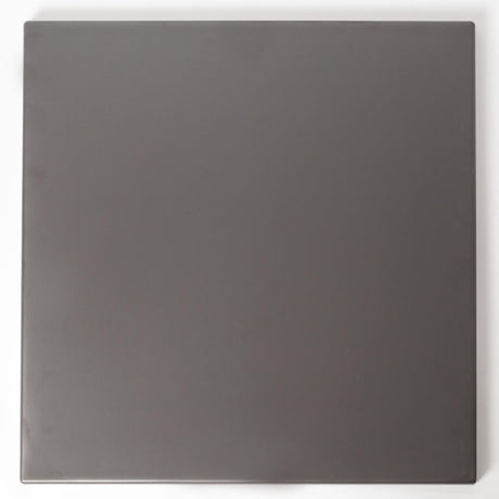 Werzalit Pre-drilled Square Table Top  Dark Grey 700mm - GR636 Solid Colour Table Tops Werzalit   