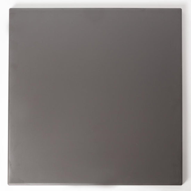 Werzalit Pre-drilled Square Table Top  Dark Grey 700mm - GR636 Solid Colour Table Tops Werzalit   