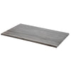 Werzalit Rectangular 1100x700mm Table Top Ponderosa Grey - GR651 Wood Effect Table Tops Werzalit   