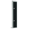 Elite Double Door Coin Return Locker with Sloping Top Graphite Black - GR671-CNS Steel Lockers 300mm Deep Elite Lockers   