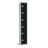 Elite Six Door Manual Combination Locker Locker Black - GR675-CL Steel Lockers 300mm Deep Elite Lockers   