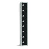 Elite Eight Door Manual Combination Locker Locker Black - GR676-CL Steel Lockers 300mm Deep Elite Lockers   