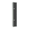 Elite Double Door Camlock Locker Graphite Grey - GR678-C Steel Lockers 300mm Deep Elite Lockers   