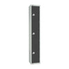 Elite Three Door Coin Return Locker Graphite Grey - GR679-CN Steel Lockers 300mm Deep Elite Lockers   