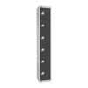 Elite Six Door Coin Return Locker Graphite Grey - GR682-CN Steel Lockers 300mm Deep Elite Lockers   
