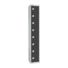 Elite Eight Door Manual Combination Locker Locker Graphite Grey - GR683-CL Steel Lockers 300mm Deep Elite Lockers   