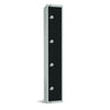 Elite Four Door Electronic Combination Locker Black - GR687-EL Steel Lockers 450mm Deep Elite Lockers   