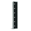 Elite Six Door Coin Return Locker Black - GR689-CN Steel Lockers 450mm Deep Elite Lockers   